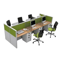 6-Person-Back-to-Back-Modular-Office-Workstation-45mm-Aluminum-Panel-Partitions-DI-114